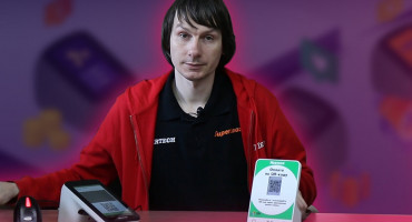 Как подключить дисплей QR кодов MERTECH QR PAY к ЭВОТОР