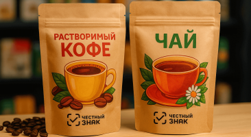 Маркировка чая и кофе Честным ЗНАК в 2025 году — требования и этапы