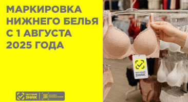 Маркировка нижнего белья с 1 августа 2025 года: что делать бизнесу и как избежать штрафов