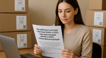 Как работать в системе «Честный ЗНАК» в 2025 году: регистрация для ИП и ООО, пошаговая инструкция