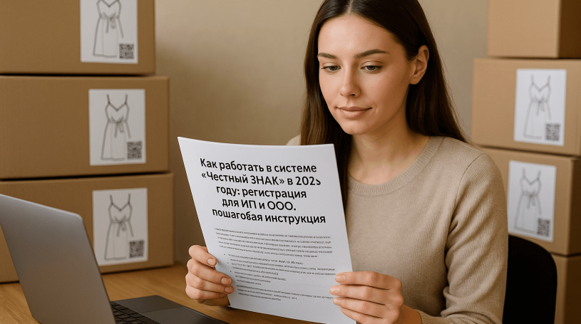 Как работать в системе «Честный ЗНАК» в 2026 году: регистрация для ИП и ООО, пошаговая инструкция