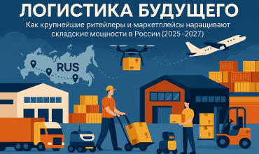 Логистика будущего: как крупнейшие ритейлеры и маркетплейсы наращивают складские мощности в России (2025–2027)