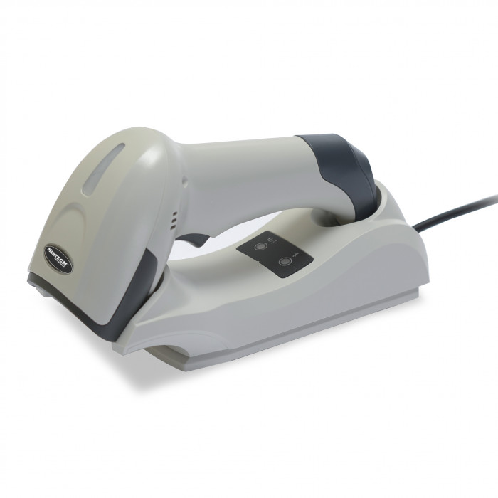 Беспроводной сканер штрих-кода MERTECH CL-2310 BLE Dongle P2D USB White с подставкой Cradle