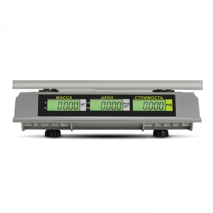 Торговые настольные весы M-ER 326 AC-32.5 "Slim" LCD Белые