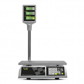Торговые настольные весы M-ER 326 ACP-15.2 "Slim" LCD Белые