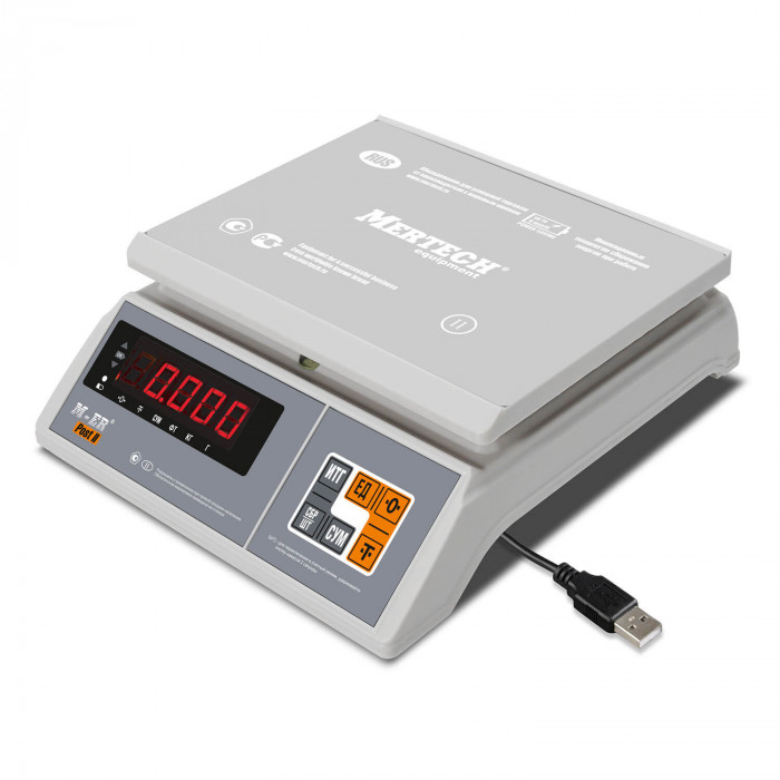 Весы порционные M-ER 326 AFU-6.01 "Post II" LED USB-COM