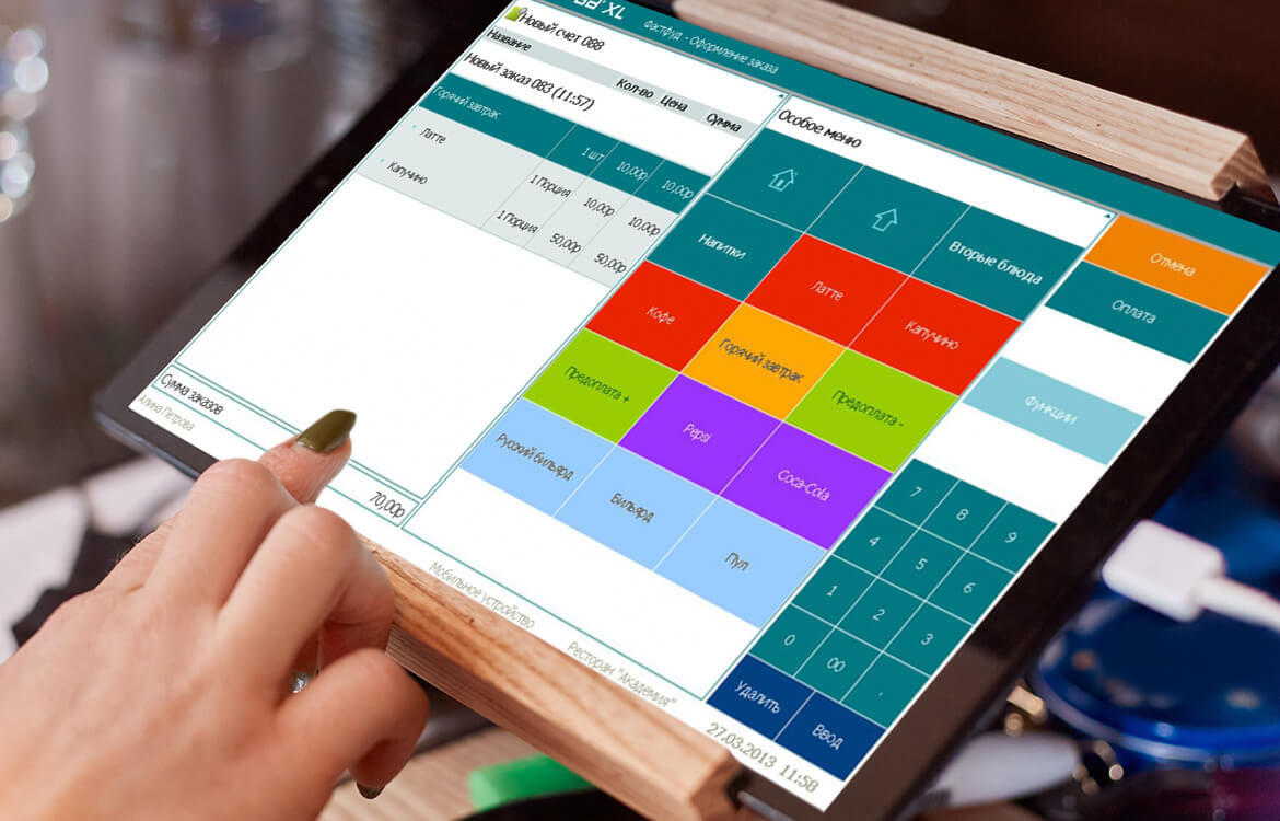 Tillypad — автоматизация кафе на планшете