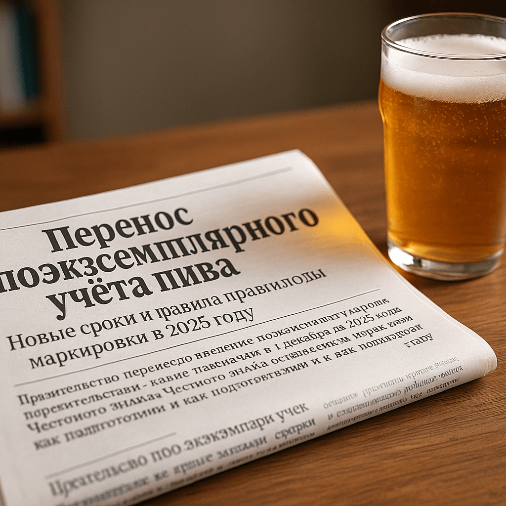 маркировка пива