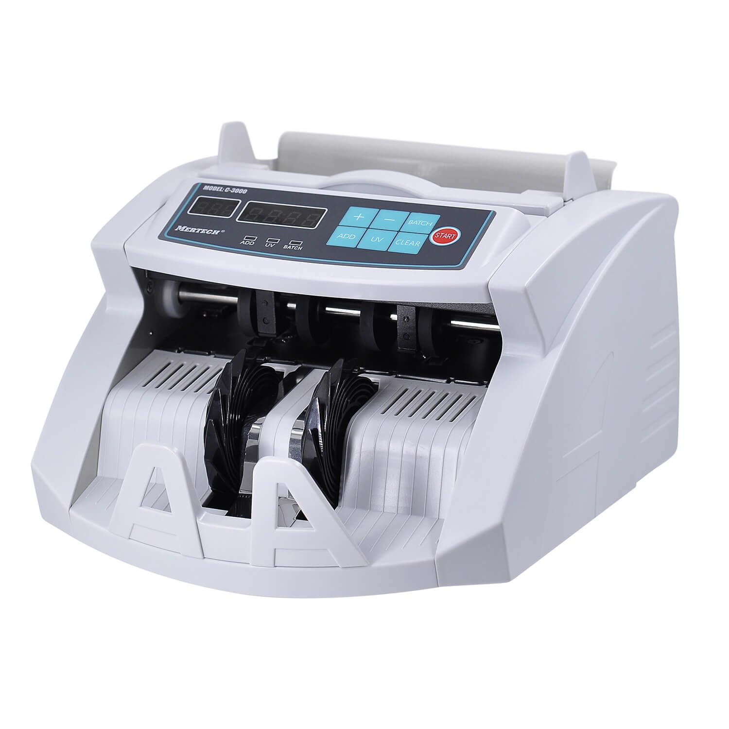 Мультивалютный счетчик банкнот MERTECH C-3000 White
